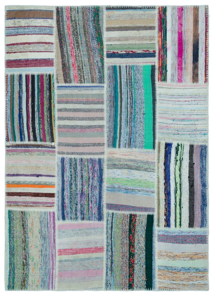 Apex Kilim Patchwork Unique Striped 25251 157 x 220 cm