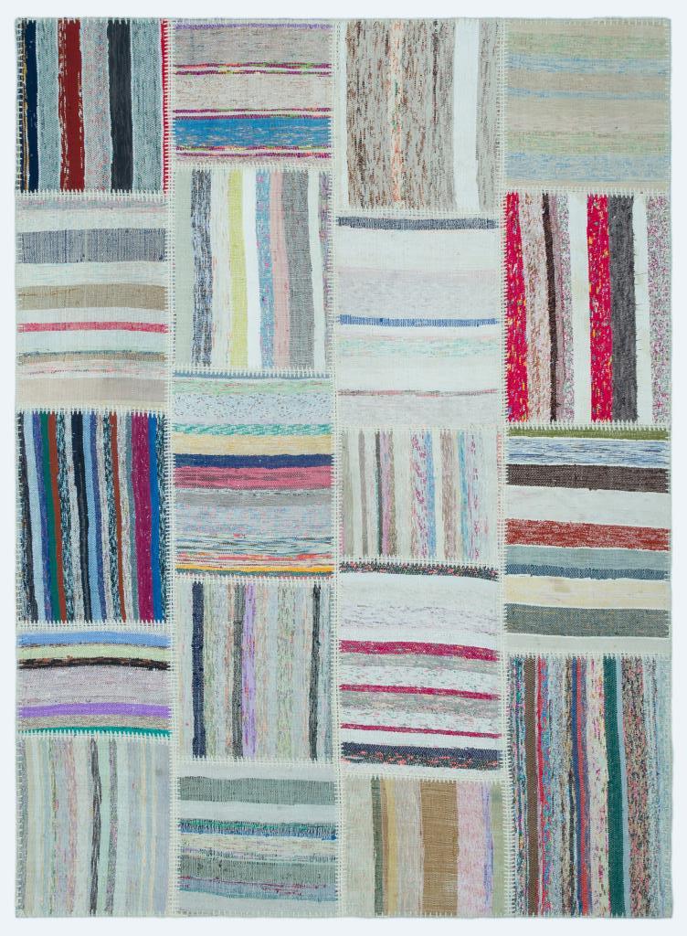 Apex Kilim Patchwork Unique Striped 25256 160 x 220 cm