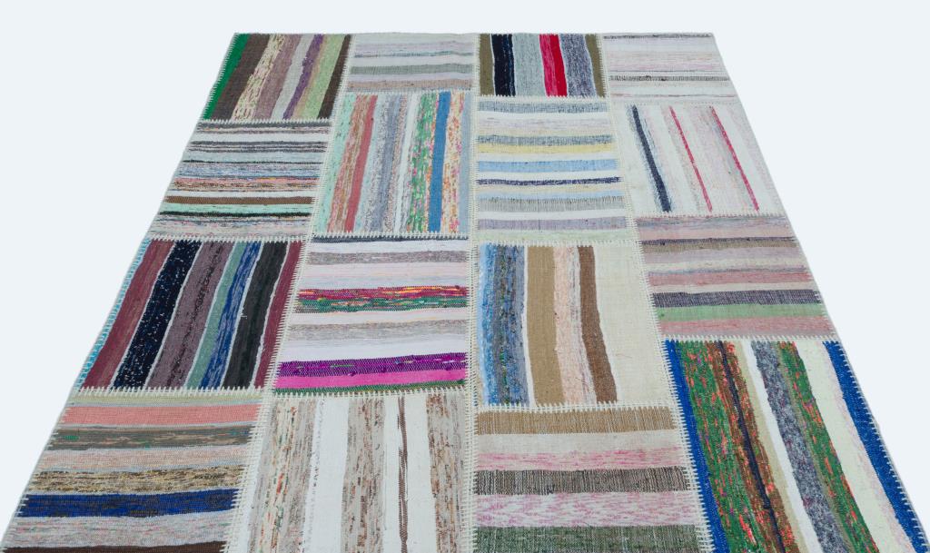 Apex Kilim Patchwork Unique Striped 25265 160 x 222 cm