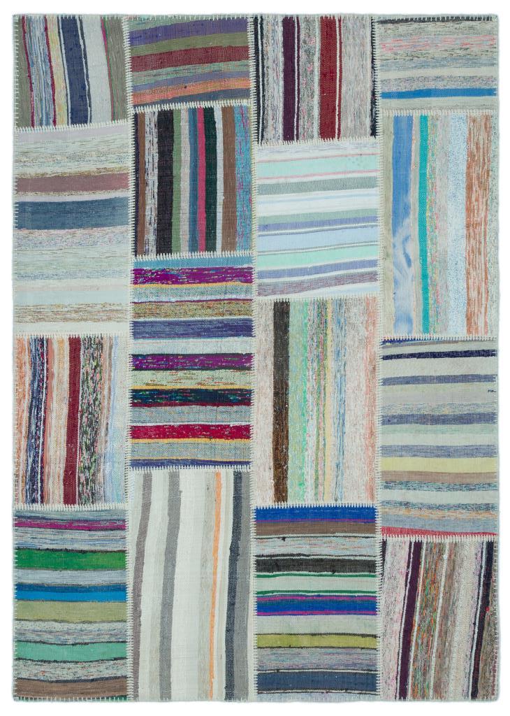 Apex Kilim Patchwork Unique Striped 25320 157 x 220 cm