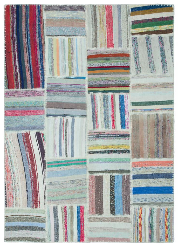 Apex Kilim Patchwork Unique Striped 25322 157 x 220 cm