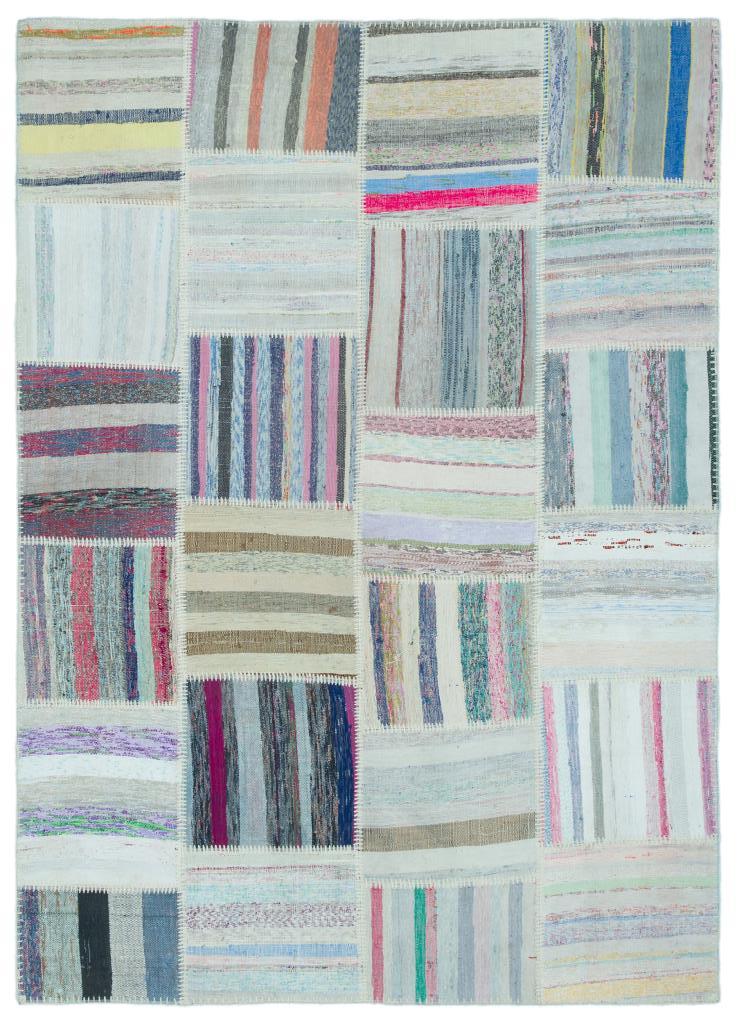 Apex Kilim Patchwork Unique Striped 25336 160 x 222 cm