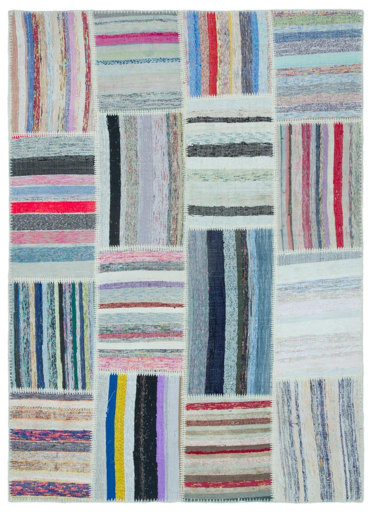 Apex Kilim Patchwork Unique Striped 25342 159 x 220 cm