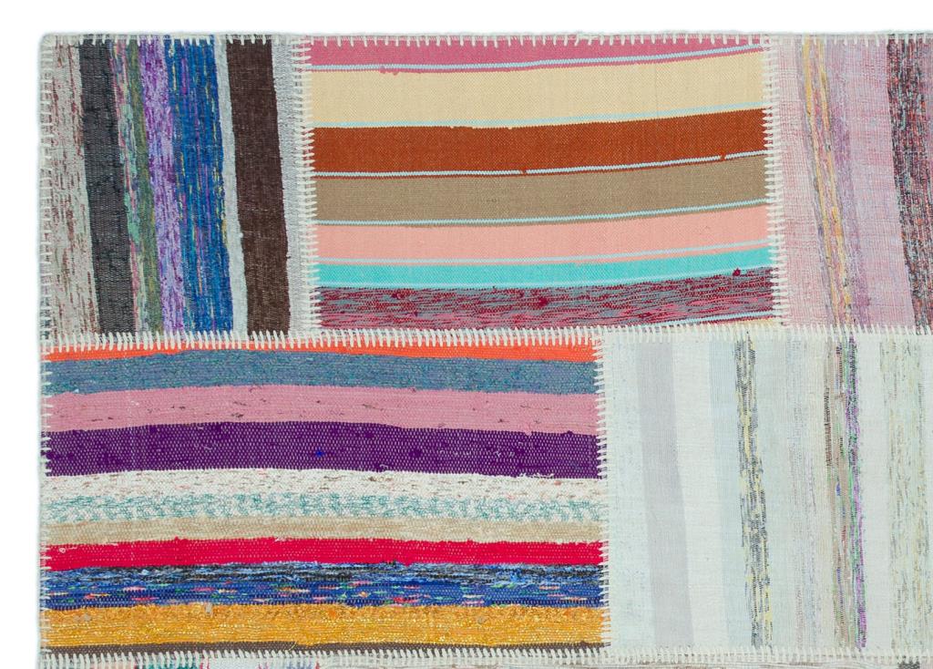 Apex Kilim Patchwork Unique Striped 25345 160 x 222 cm