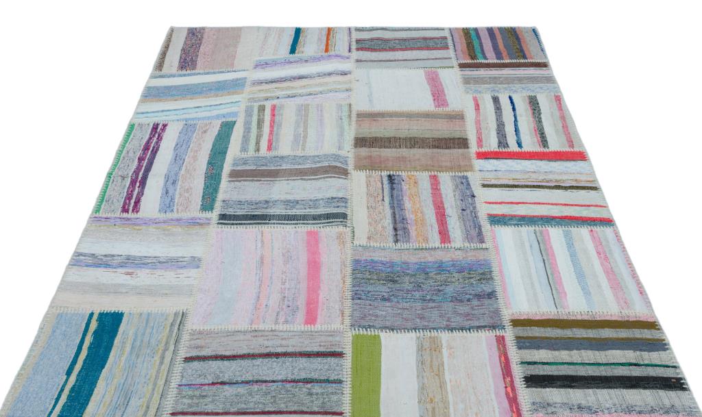 Apex Kilim Patchwork Unique Striped 25350 158 x 222 cm