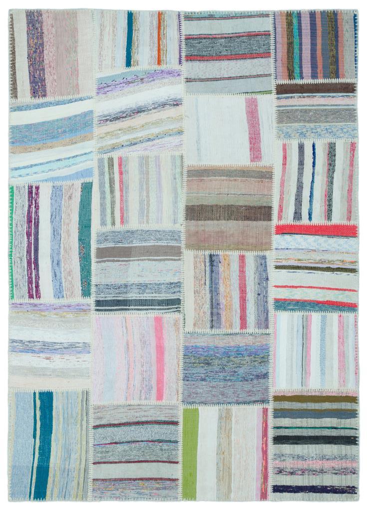 Apex Kilim Patchwork Unique Striped 25350 158 x 222 cm