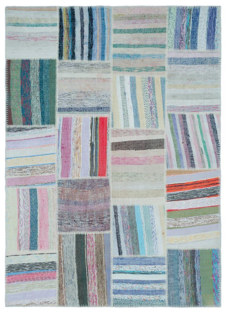 Apex Kilim Patchwork Unique Striped 25397 160 x 220 cm