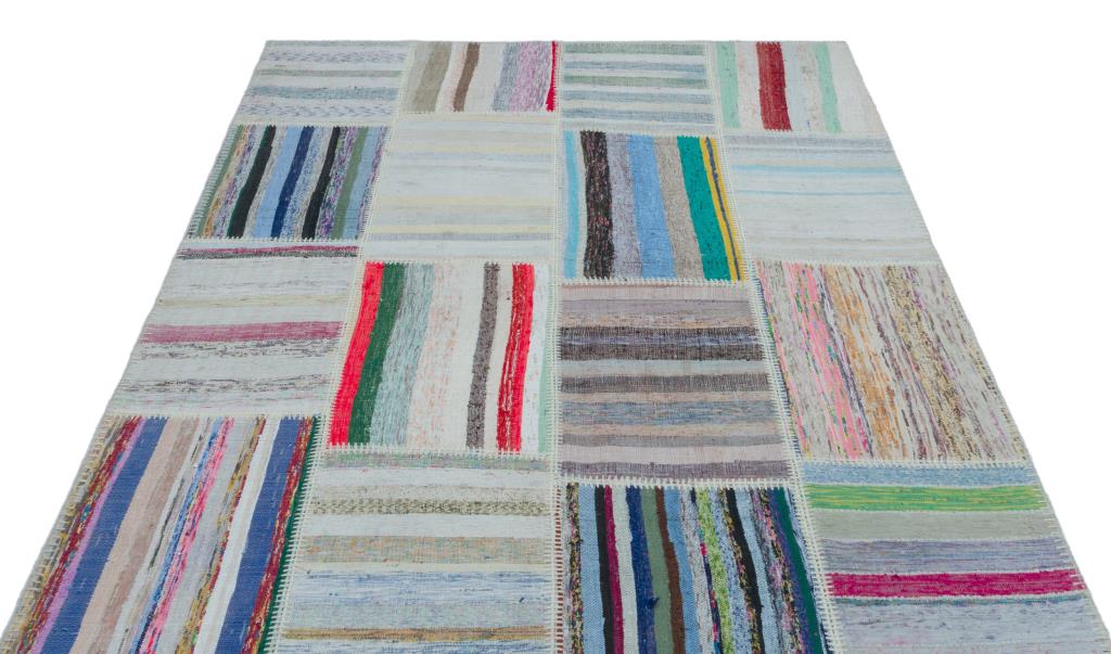 Apex Kilim Patchwork Unique Striped 25399 160 x 220 cm