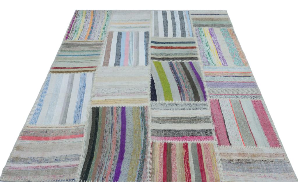 Apex Kilim Patchwork Unique Striped 25403 160 x 222 cm