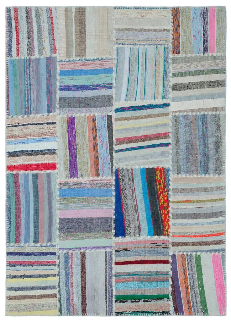 Apex Kilim Patchwork Unique Striped 25404 160 x 222 cm