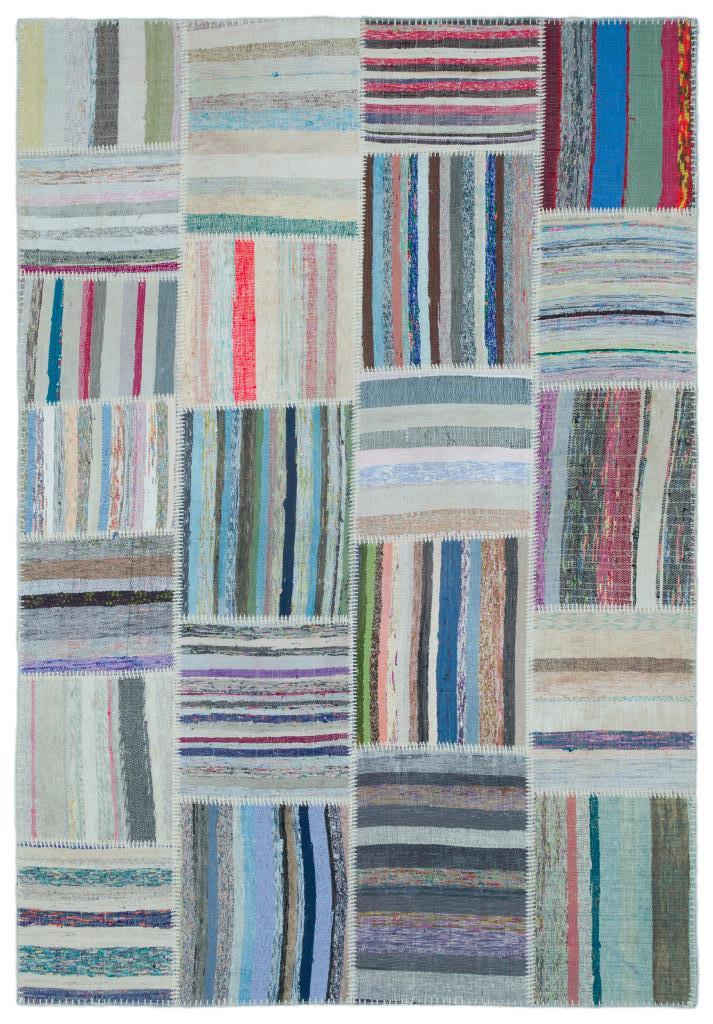 Apex Kilim Patchwork Unique Striped 25408 160 x 227 cm