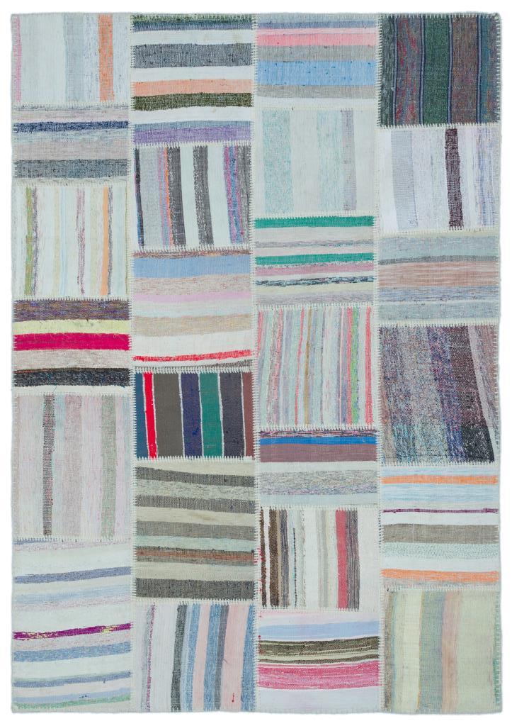 Apex Kilim Patchwork Unique Striped 25409 160 x 227 cm