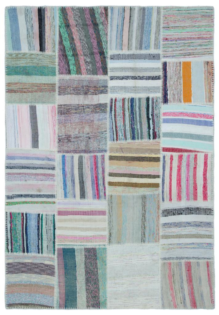 Apex Kilim Patchwork Unique Striped 25411 160 x 230 cm
