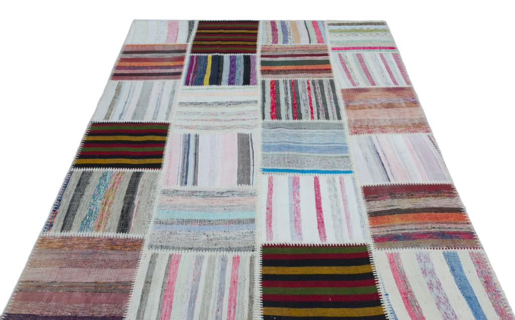 Apex Kilim Patchwork Unique Striped 25423 160 x 230 cm