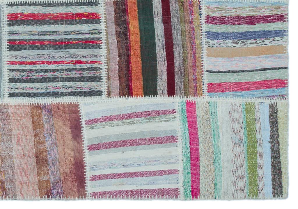 Apex Kilim Patchwork Unique Striped 25423 160 x 230 cm