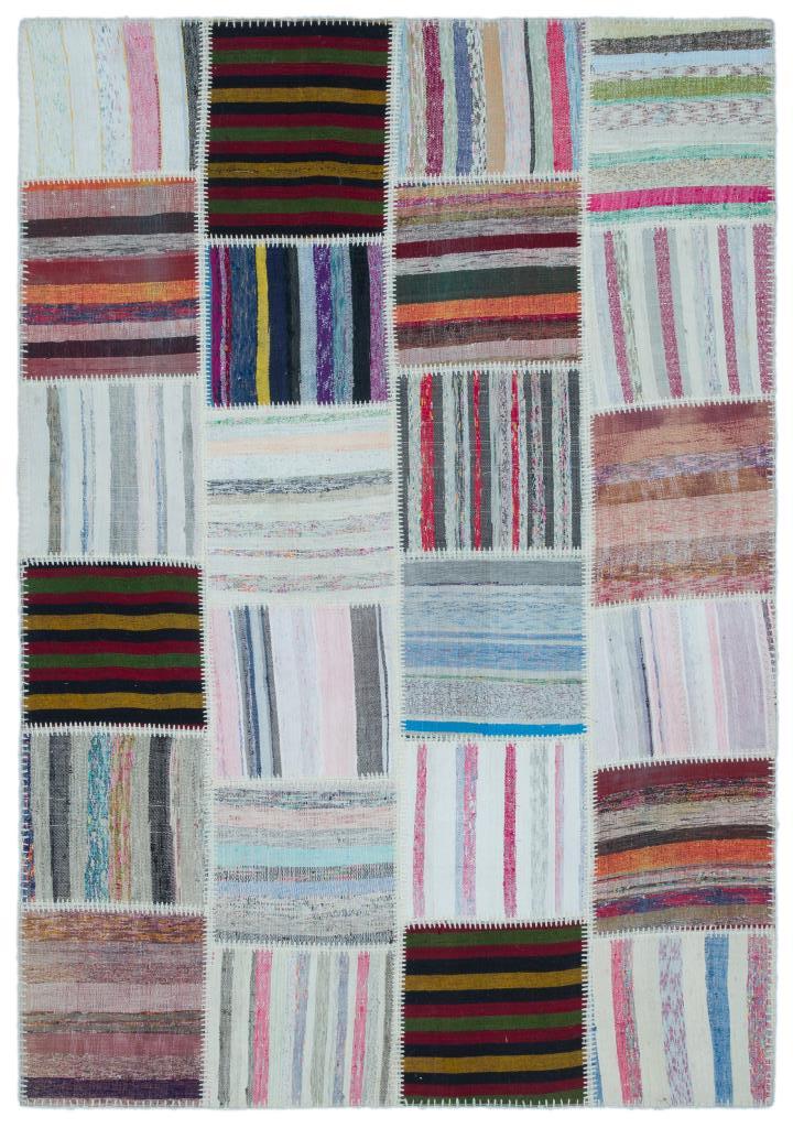 Apex Kilim Patchwork Unique Striped 25423 160 x 230 cm