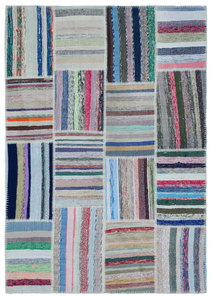 Apex Kilim Patchwork Unique Striped 25424 160 x 230 cm