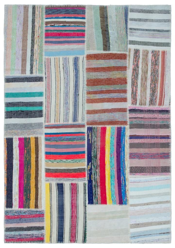 Apex Kilim Patchwork Unique Striped 25425 160 x 228 cm