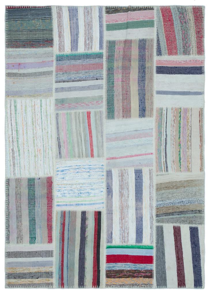 Apex Kilim Patchwork Unique Striped 25427 160 x 225 cm