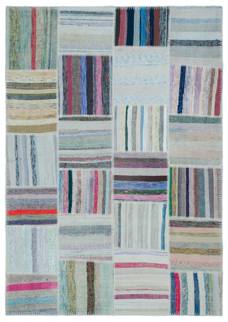 Apex Kilim Patchwork Unique Striped 25429 160 x 224 cm