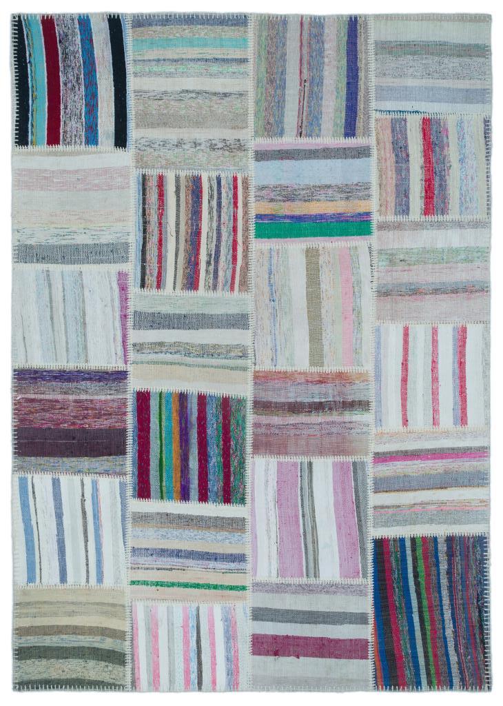 Apex Kilim Patchwork Unique Striped 25438 160 x 226 cm