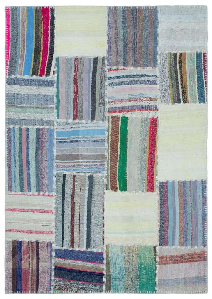 Apex Kilim Patchwork Unique Striped 25439 160 x 224 cm