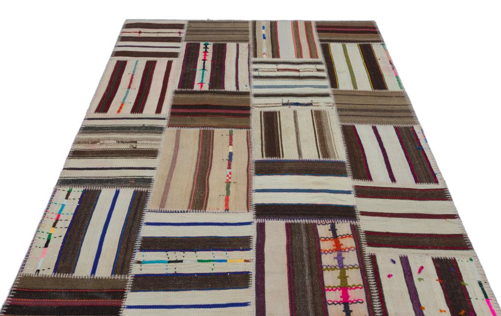 Apex Kilim Patchwork Unique Striped 25442 157 x 230 cm