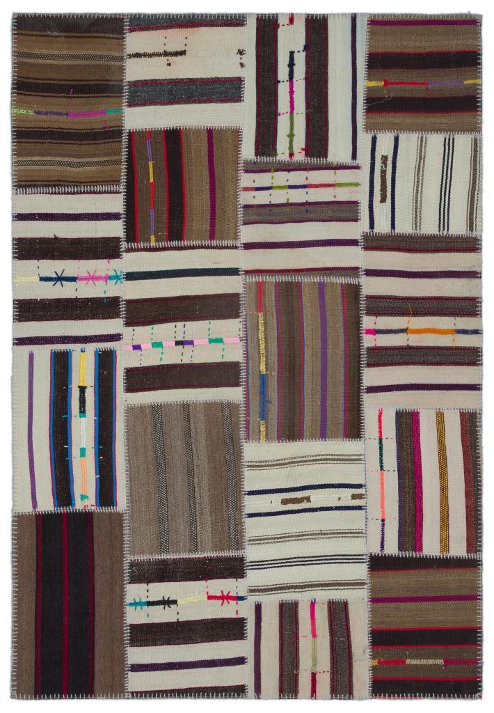 Apex Kilim Patchwork Unique Striped 25445 158 x 230 cm