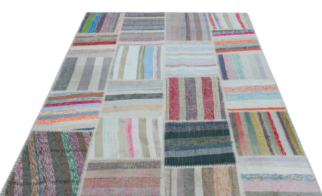 Apex Kilim Patchwork Unique Striped 25447 160 x 224 cm