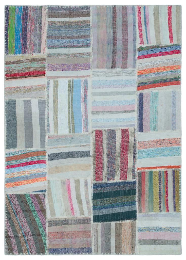 Apex Kilim Patchwork Unique Striped 25447 160 x 224 cm