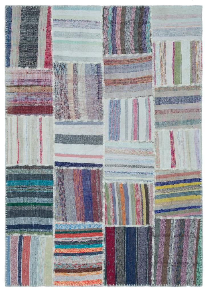 Apex Kilim Patchwork Unique Striped 25449 160 x 230 cm