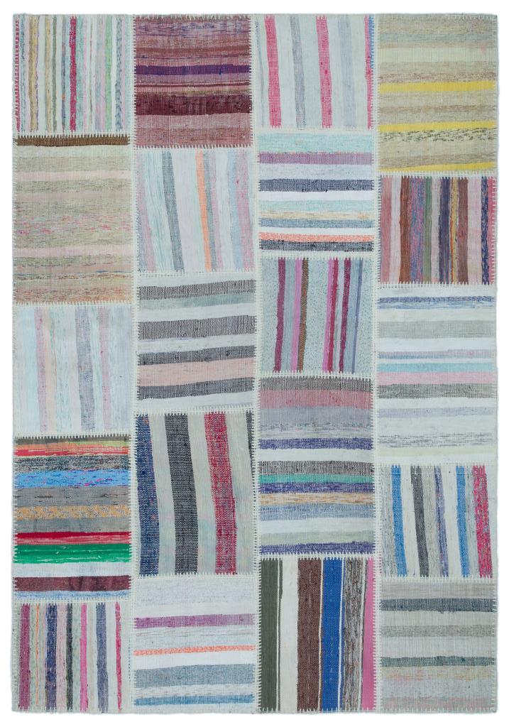Apex Kilim Patchwork Unique Striped 25455 160 x 230 cm