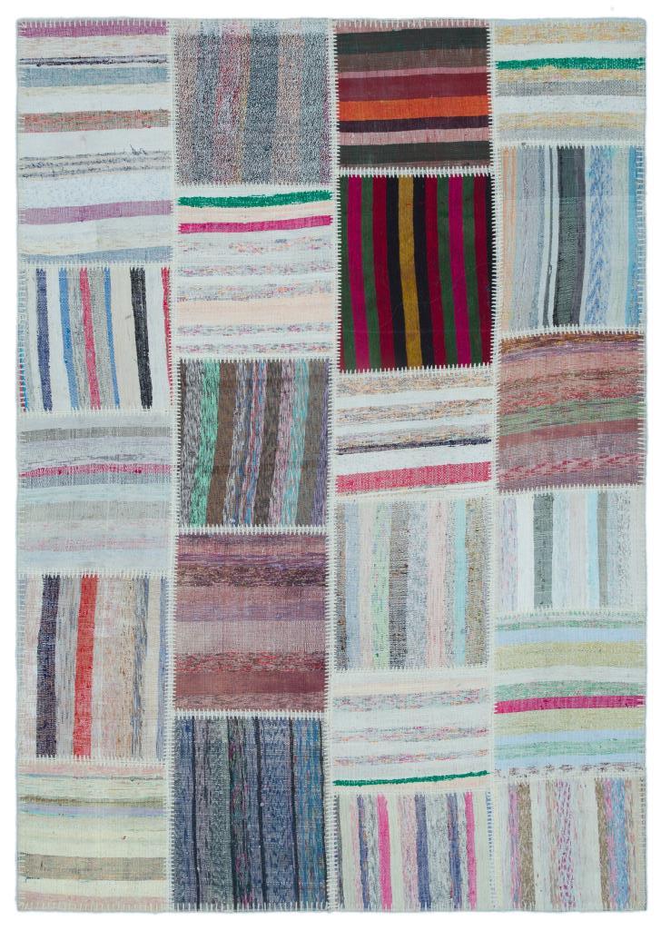 Apex Kilim Patchwork Unique Striped 25465 160 x 226 cm