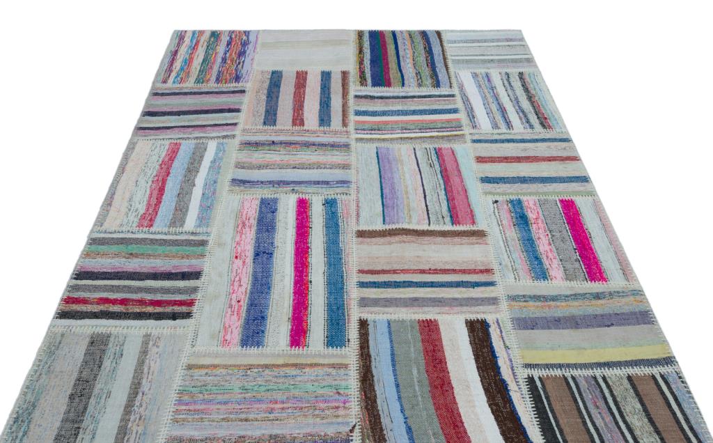 Apex Kilim Patchwork Unique Striped 25488 160 x 226 cm