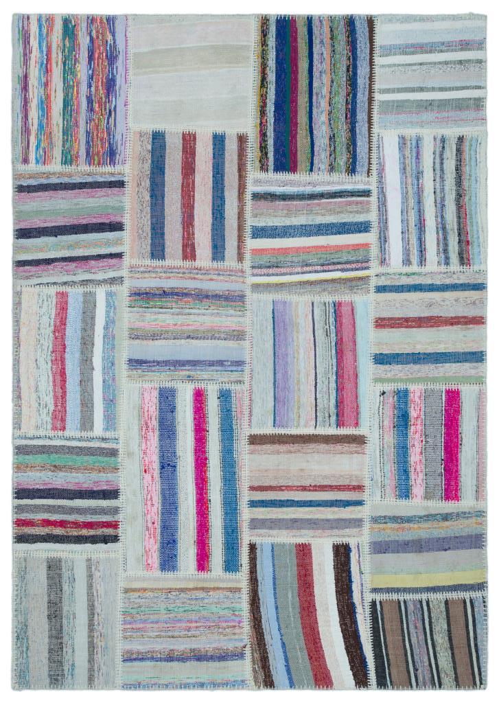Apex Kilim Patchwork Unique Striped 25488 160 x 226 cm