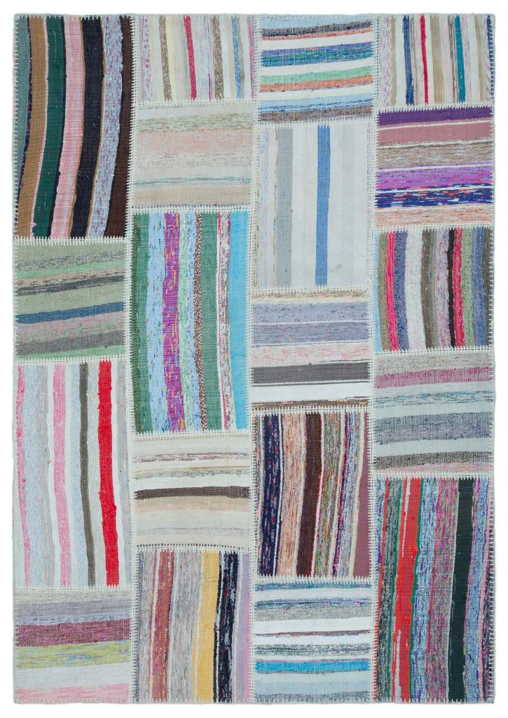 Apex Kilim Patchwork Unique Striped 25490 160 x 226 cm