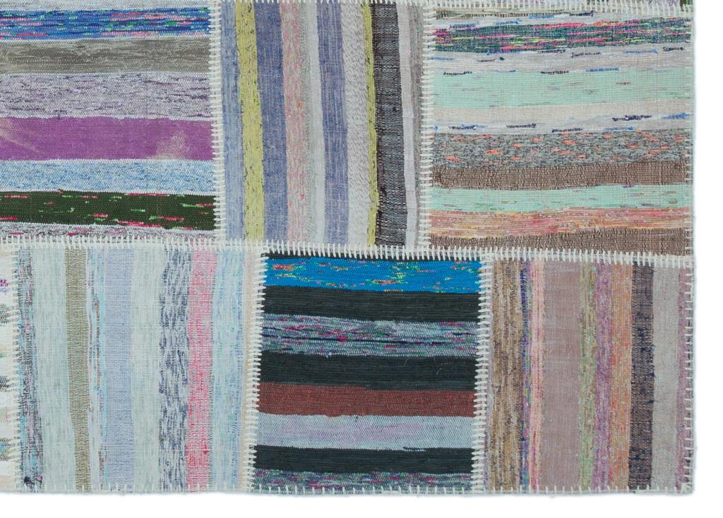 Apex Kilim Patchwork Unique Striped 25492 160 x 224 cm