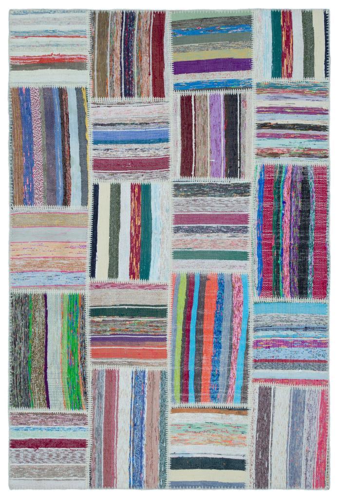 Apex Kilim Patchwork Unique Striped 25496 154 x 228 cm