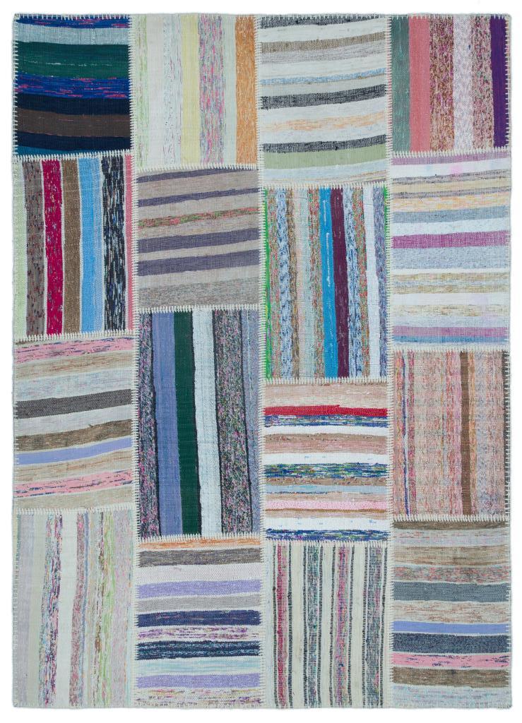 Apex Kilim Patchwork Unique Striped 25497 160 x 224 cm