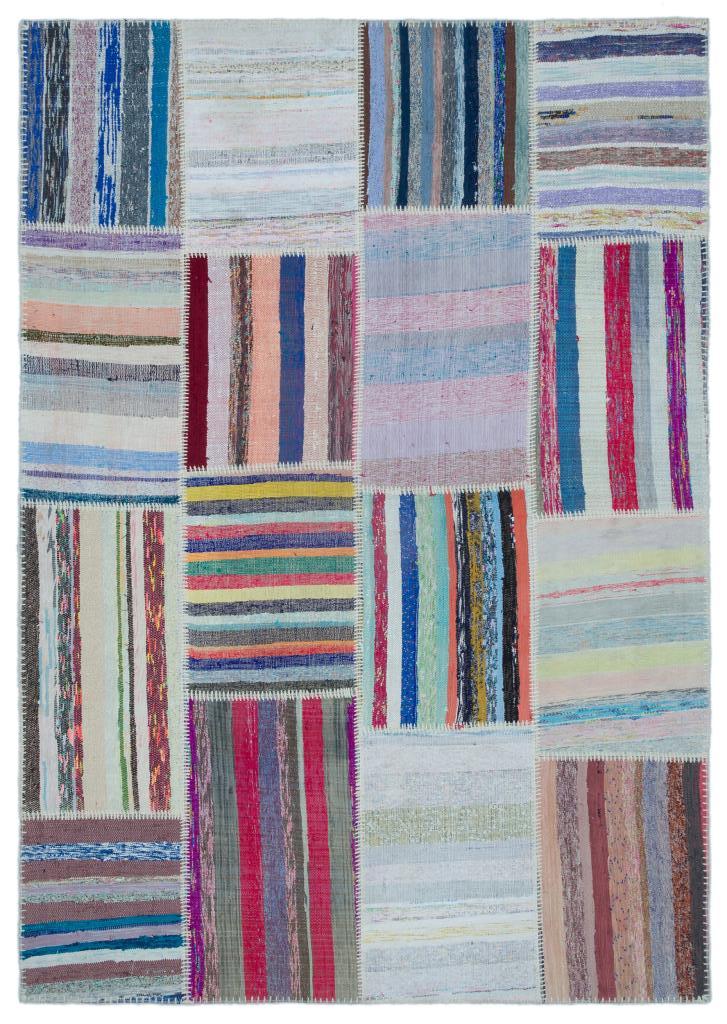 Apex Kilim Patchwork Unique Striped 25498 160 x 227 cm