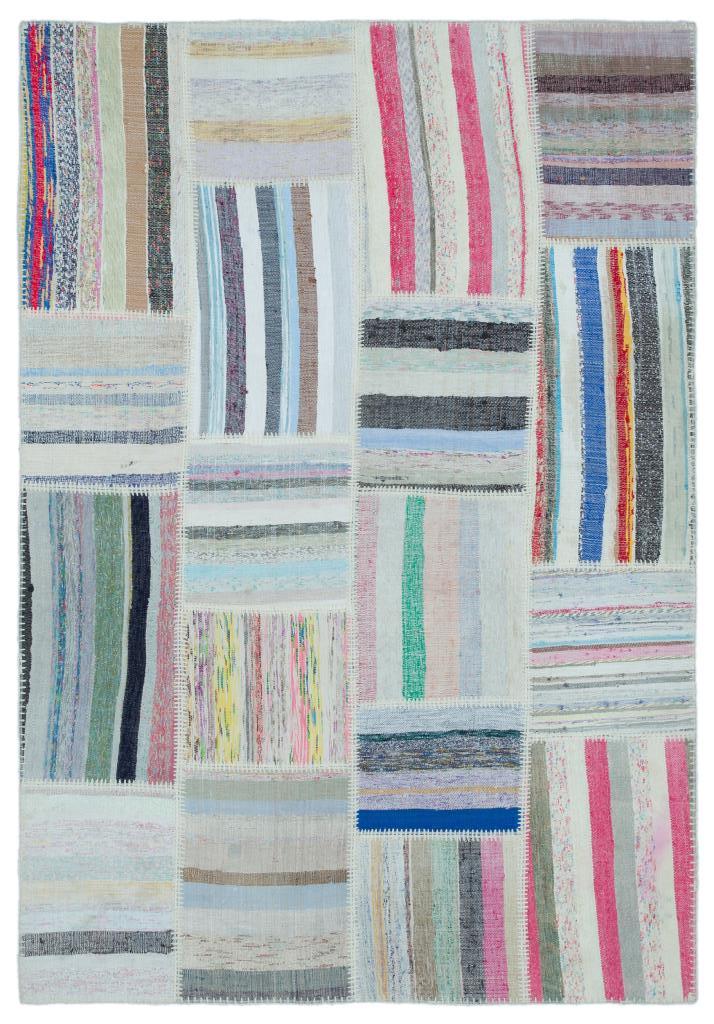 Apex Kilim Patchwork Unique Striped 25506 160 x 224 cm