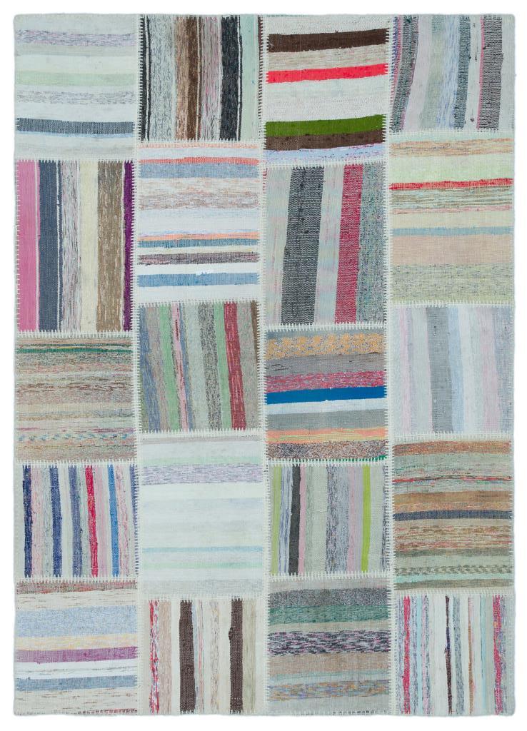 Apex Kilim Patchwork Unique Striped 25508 160 x 222 cm