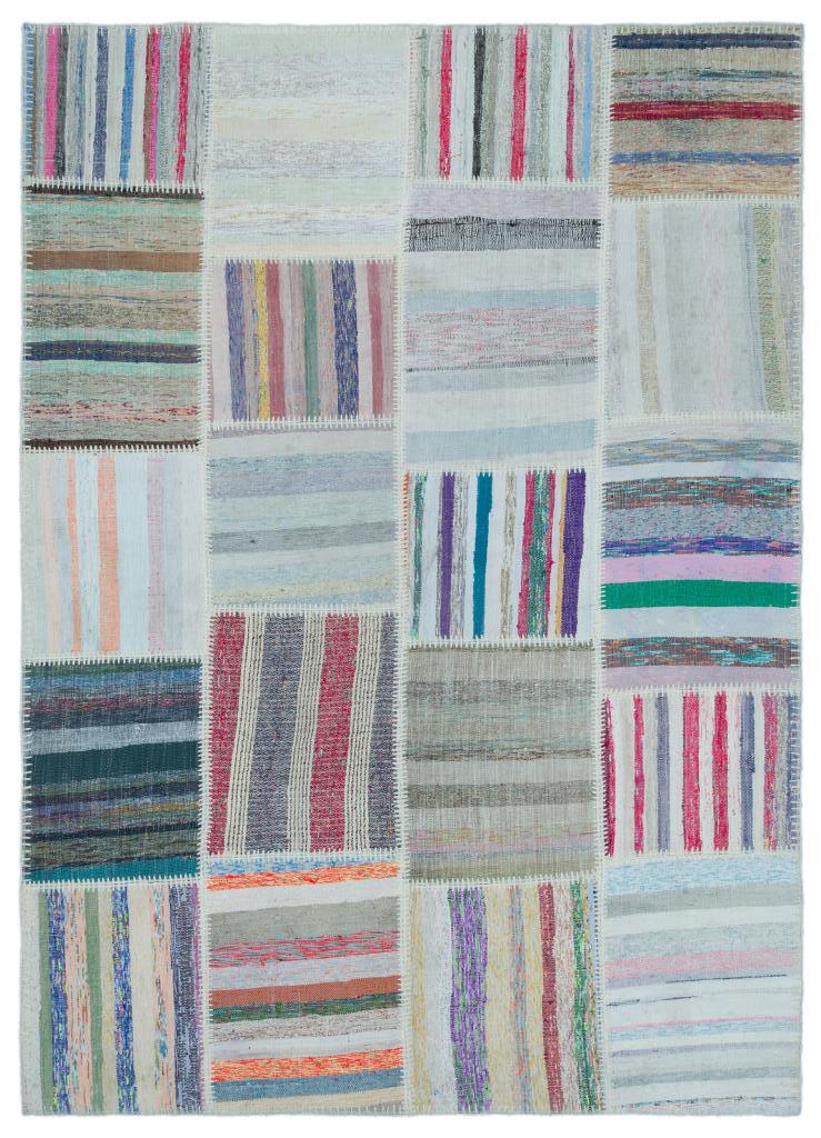 Apex Kilim Patchwork Unique Striped 25509 158 x 222 cm