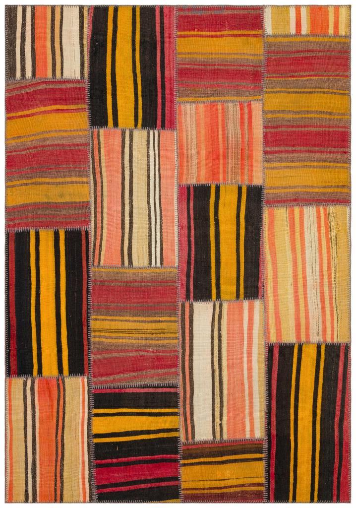 Apex Kilim Patchwork Unique Striped 36181 159 x 231 cm