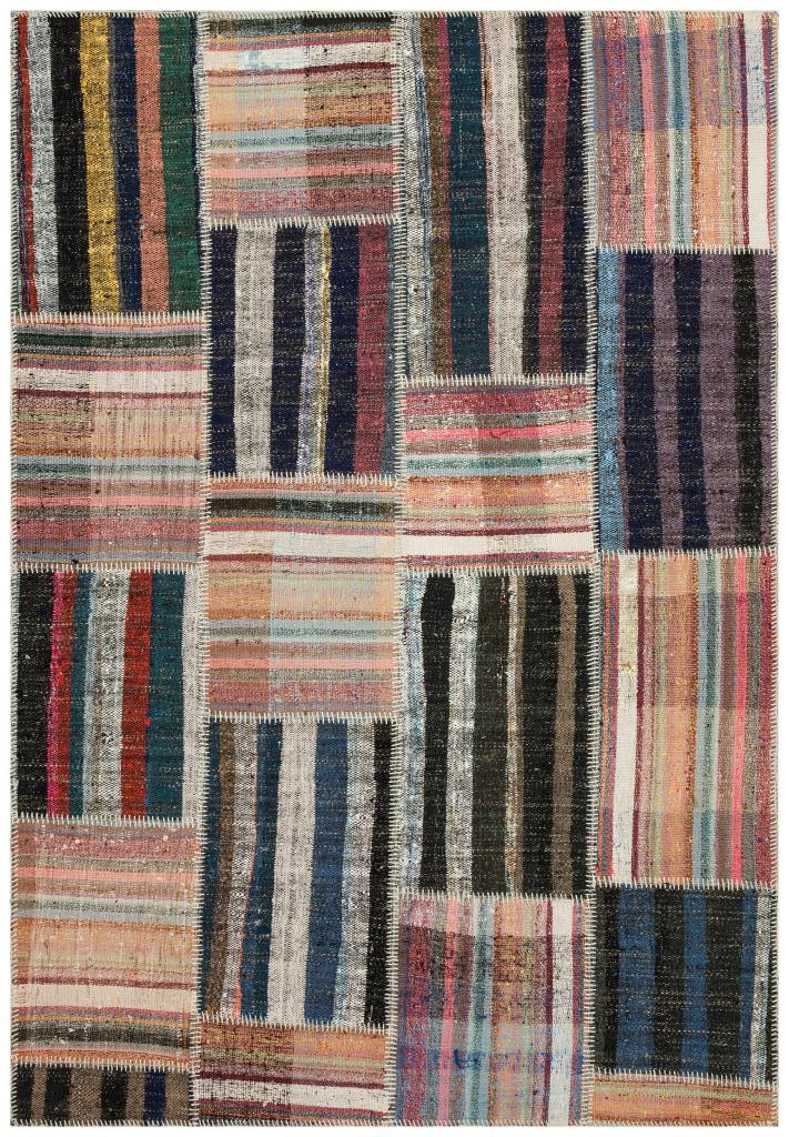 Apex Kilim Patchwork Unique Striped 36182 158 x 232 cm