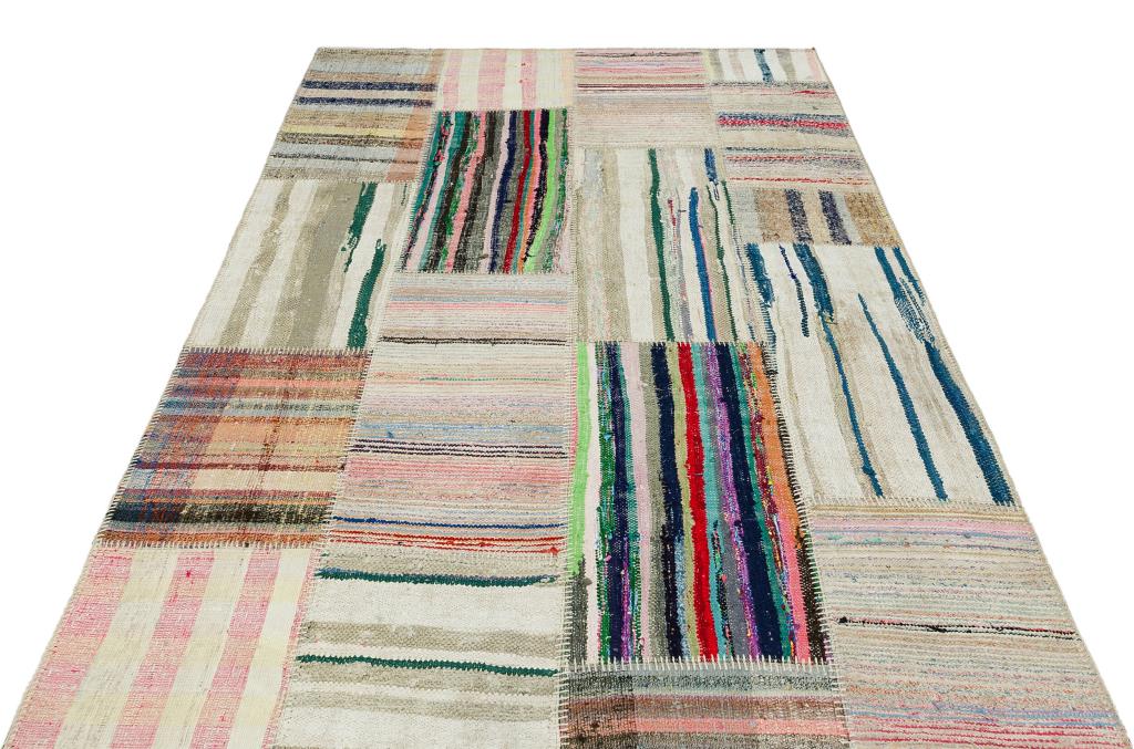 Apex Kilim Patchwork Unique Striped 36187 160 x 228 cm
