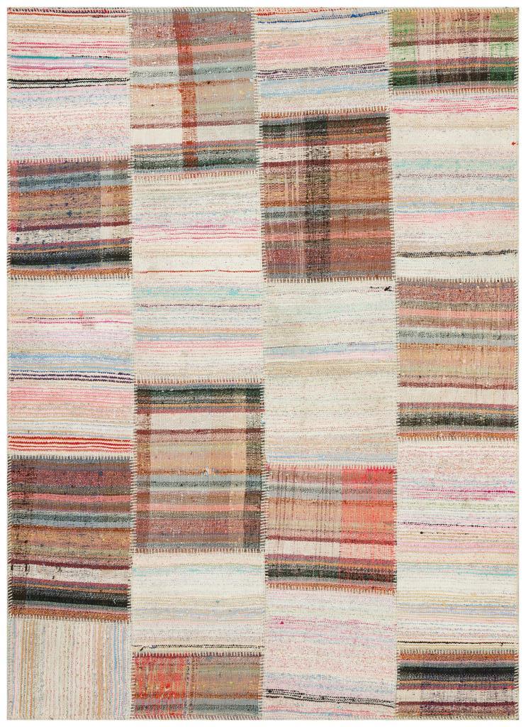 Apex Kilim Patchwork Unique Striped 36192 160 x 223 cm
