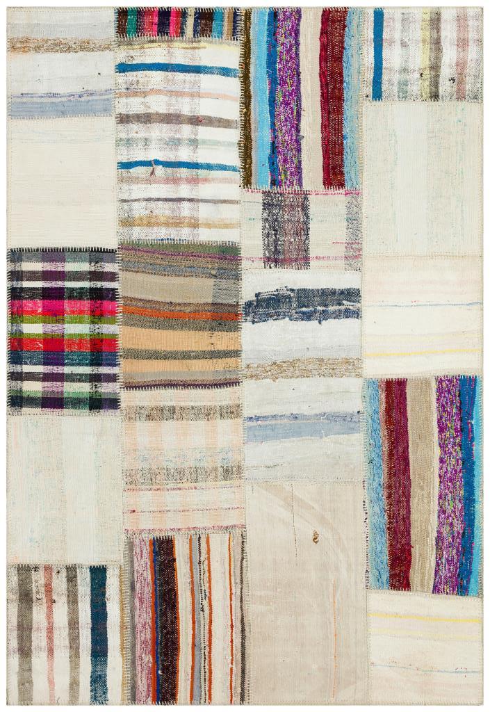 Apex Kilim Patchwork Unique Striped 36193 159 x 231 cm