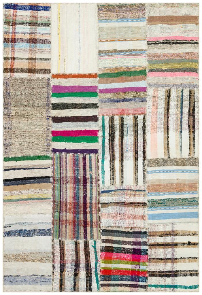 Apex Kilim Patchwork Unique Striped 36194 159 x 230 cm