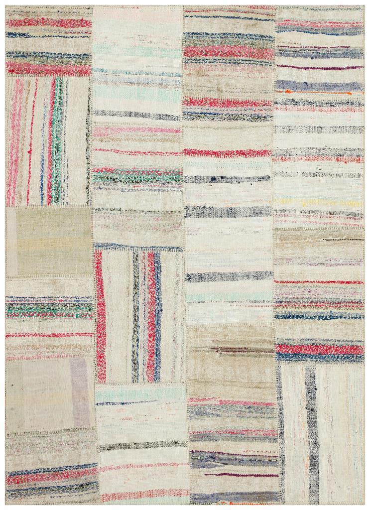 Apex Kilim Patchwork Unique Striped 36195 161 x 219 cm